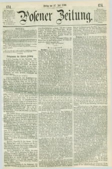 Posener Zeitung. 1860, [№] 174 (27 Juli) + dod.