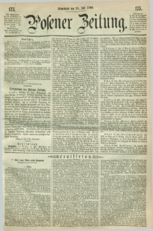 Posener Zeitung. 1860, [№] 175 (28 Juli) + dod.