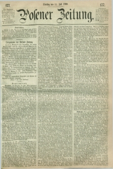 Posener Zeitung. 1860, [№] 177 (31 Juli) + dod.