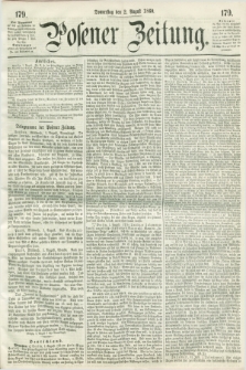 Posener Zeitung. 1860, [№] 179 (2 August) + dod.