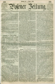 Posener Zeitung. 1860, [№] 230 (1 Oktober) + dod.