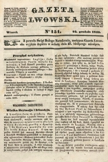 Gazeta Lwowska. 1845, nr 151