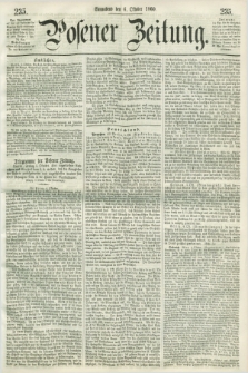 Posener Zeitung. 1860, [№] 235 (6 Oktober) + dod.