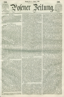 Posener Zeitung. 1860, [№] 236 (8 Oktober) + dod.