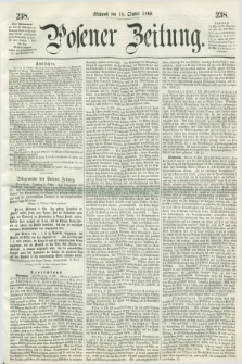 Posener Zeitung. 1860, [№] 238 (10 Oktober) + dod.