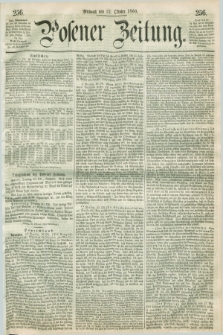 Posener Zeitung. 1860, [№] 256 (31 Oktober) + dod.