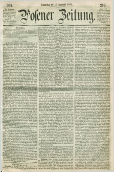 Posener Zeitung. 1860, [№] 269 (15 November) + dod.