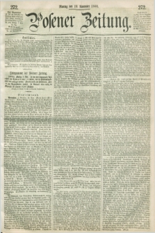 Posener Zeitung. 1860, [№] 272 (19 November) + dod.