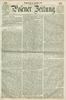 Posener Zeitung. 1860, [№] 277 (24 November) + dod.