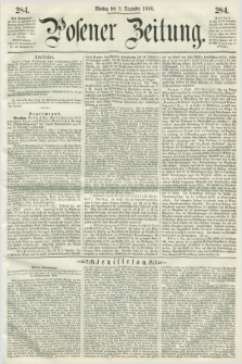 Posener Zeitung. 1860, [№] 284 (3 Dezember) + dod.