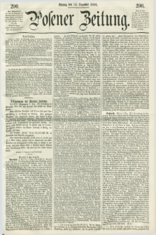 Posener Zeitung. 1860, [№] 290 (10 Dezember) + dod.