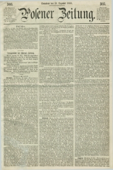 Posener Zeitung. 1860, [№] 305 (29 Dezember) + dod.