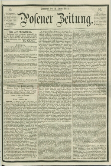 Posener Zeitung. 1861, [№] 10 (12 Januar) + dod.