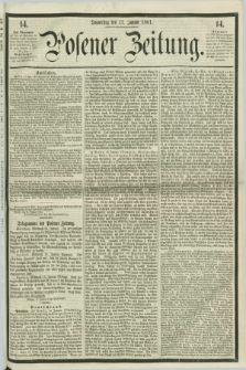 Posener Zeitung. 1861, [№] 14 (17 Januar) + dod.