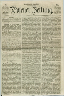 Posener Zeitung. 1861, [№] 19 (23 Januar) + dod.