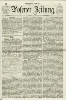 Posener Zeitung. 1861, [№] 23 (28 Januar) + dod.