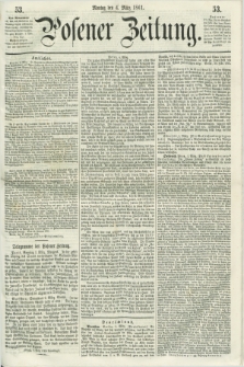 Posener Zeitung. 1861, [№] 53 (4 März) + dod.