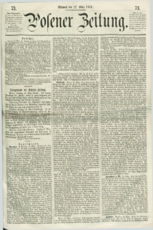 Posener Zeitung. 1861, [№] 73 (27 März)