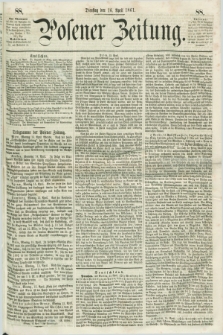 Posener Zeitung. 1861, [№] 88 (16 April) + dod.