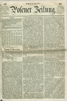 Posener Zeitung. 1861, [№] 107 (10 Mai) + dod.