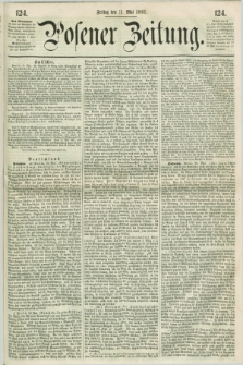 Posener Zeitung. 1861, [№] 124 (31 Mai) + dod.