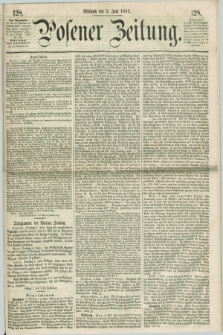 Posener Zeitung. 1861, [№] 128 (5 Juni) + dod.