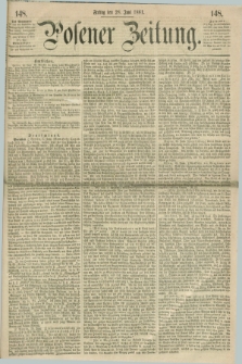 Posener Zeitung. 1861, [№] 148 (28 Juni) + dod.