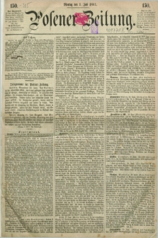 Posener Zeitung. 1861, [№] 150 (1 Juli) + dod.