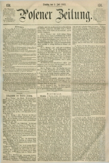 Posener Zeitung. 1861, [№] 151 (2 Juli) + dod.
