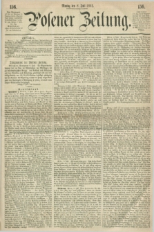 Posener Zeitung. 1861, [№] 156 (8 Juli) + dod.
