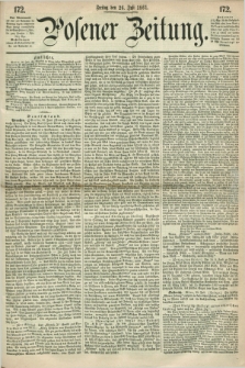 Posener Zeitung. 1861, [№] 172 (26 Juli) + dod.
