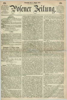 Posener Zeitung. 1861, [№] 179 (3 August) + dod.