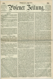 Posener Zeitung. 1861, [№] 194 (21 August)