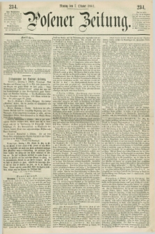 Posener Zeitung. 1861, [№] 234 (7 Oktober)