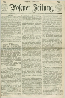 Posener Zeitung. 1861, [№] 235 (8 Oktober)