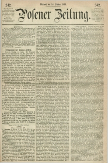 Posener Zeitung. 1861, [№] 242 (16 Oktober)