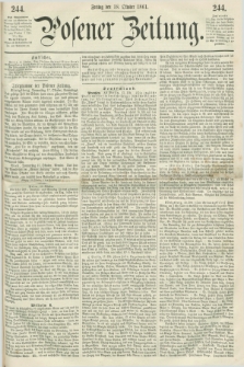 Posener Zeitung. 1861, [№] 244 (18 Oktober) + dod.