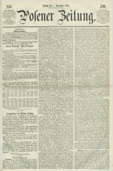 Posener Zeitung. 1861, [№] 256 (1 November) + dod.