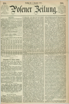 Posener Zeitung. 1861, [№] 259 (5 November) + dod.
