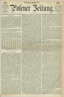 Posener Zeitung. 1861, [№] 262 (8 November)