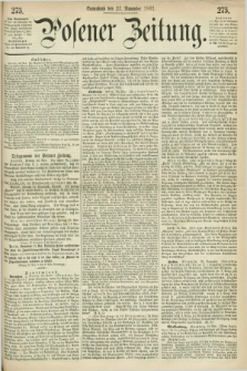 Posener Zeitung. 1861, [№] 275 (23 November) + dod.