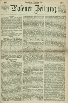 Posener Zeitung. 1861, [№] 287 (7 Dezember)