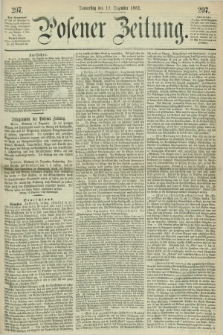 Posener Zeitung. 1861, [№] 297 (19 Dezember) + dod.