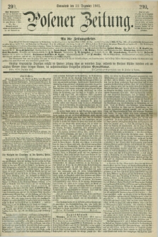 Posener Zeitung. 1861, [№] 299 (21 Dezember) + dod.