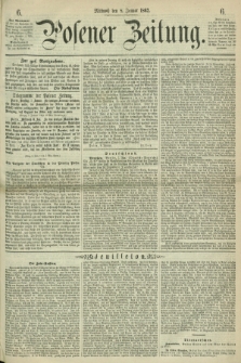 Posener Zeitung. 1862, [№] 6 (8 Januar) + dod.