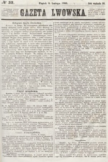 Gazeta Lwowska. 1866, nr 32