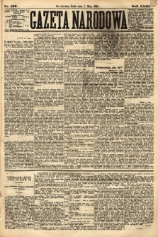 Gazeta Narodowa. 1884, nr 106