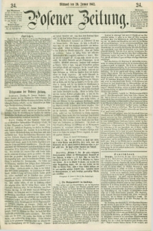 Posener Zeitung. 1862, [№] 24 (29 Januar) + dod.