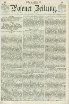 Posener Zeitung. 1862, [№] 29 (4 Februar) + dod.