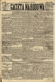 Gazeta Narodowa. 1884, nr 107